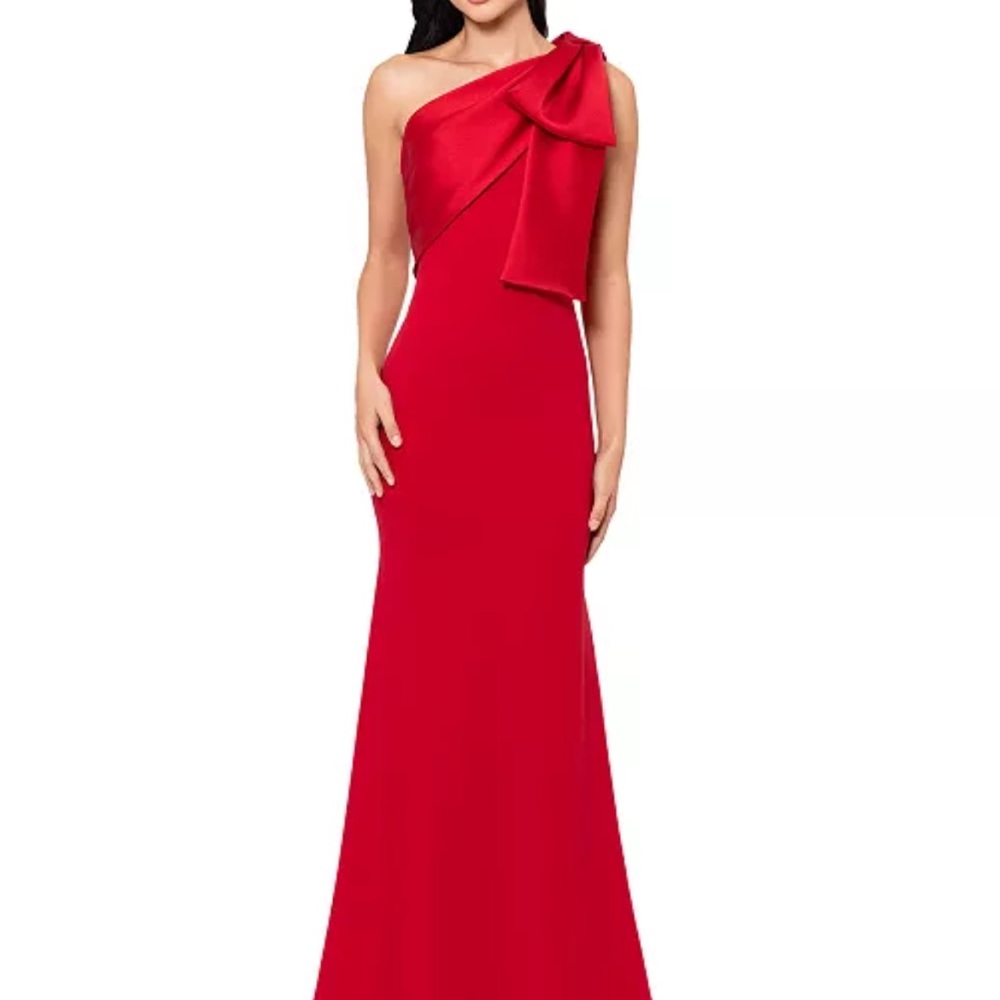 Betsy & Adam Formal Red Dress size: 14
